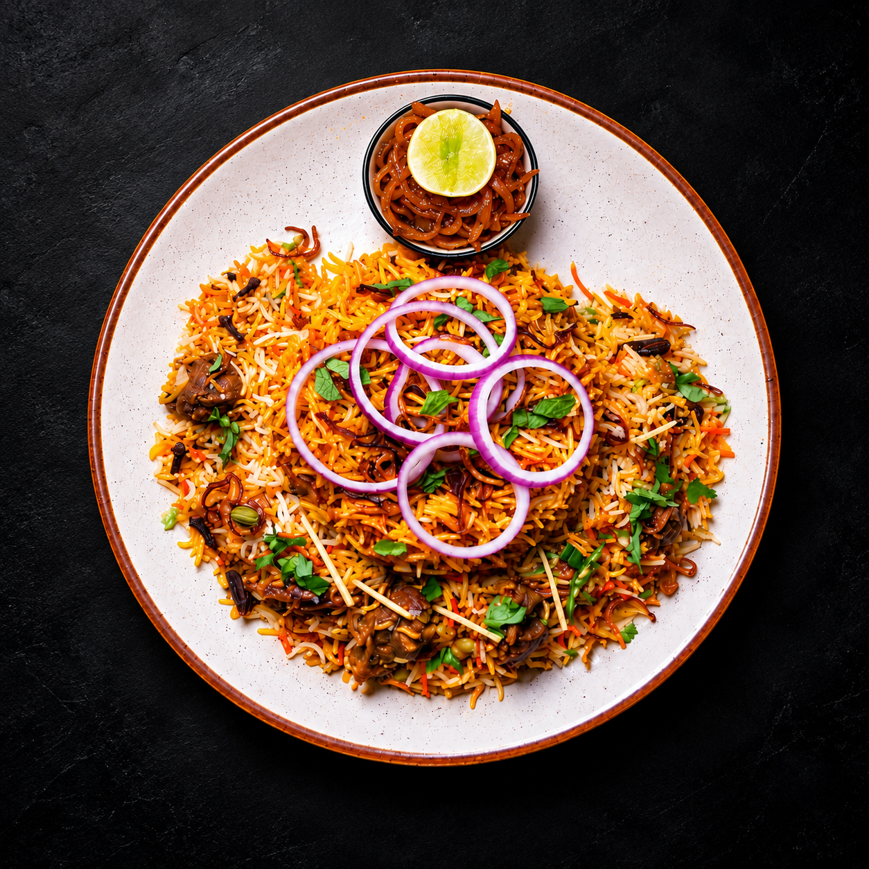 Kadai Goat Biryani