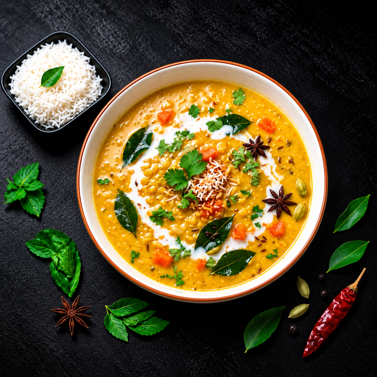 Lentil Coconut Soup